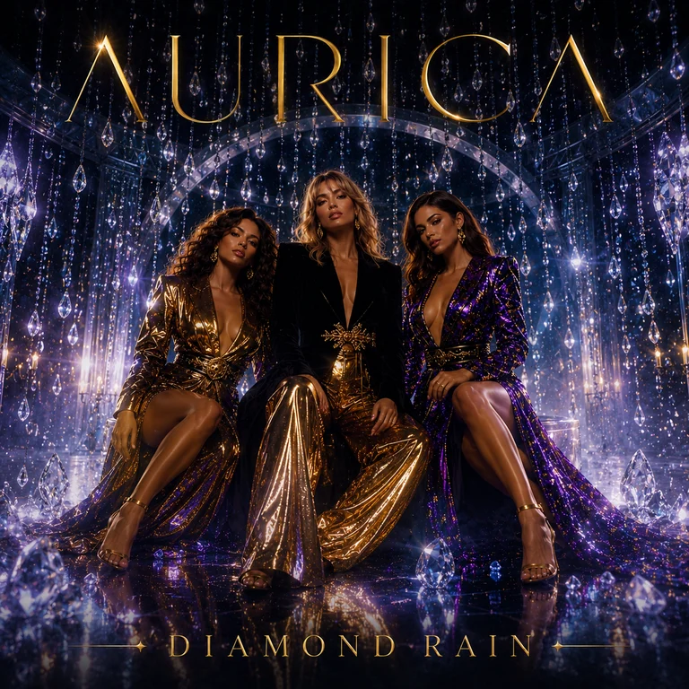 Diamond Rain single artwork from Aurica Golden Era.