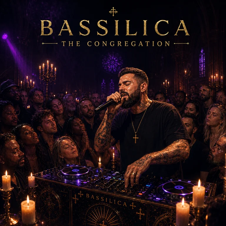 The Congregation single artwork by Bassilica from Midnight Mass.