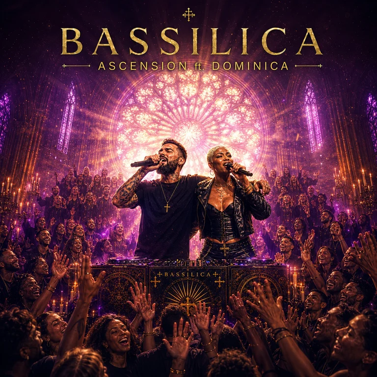 Ascension ft. Dominica single artwork by Bassilica from Midnight Mass.