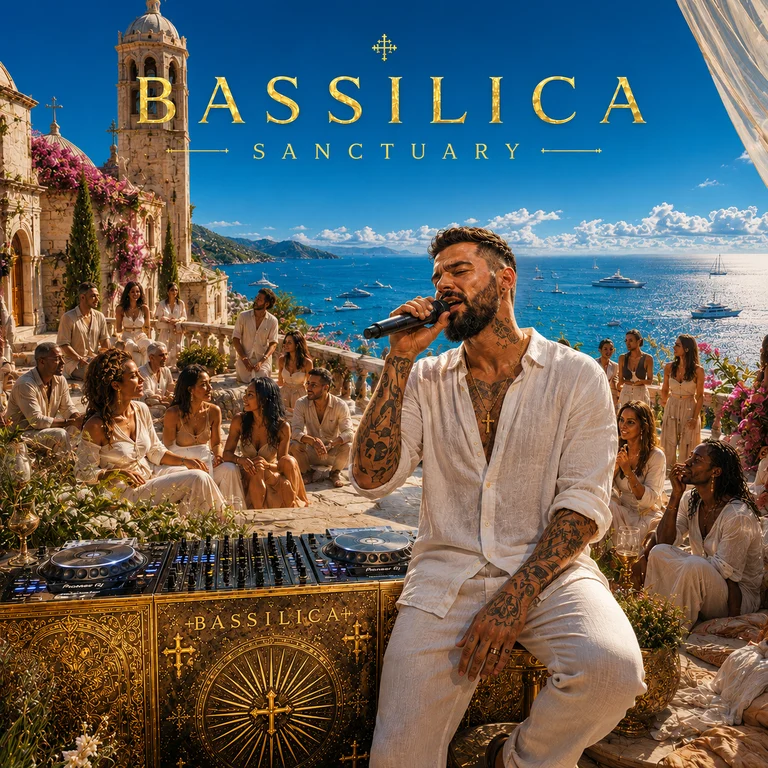 Sanctuary single artwork by Bassilica from Midnight Mass.