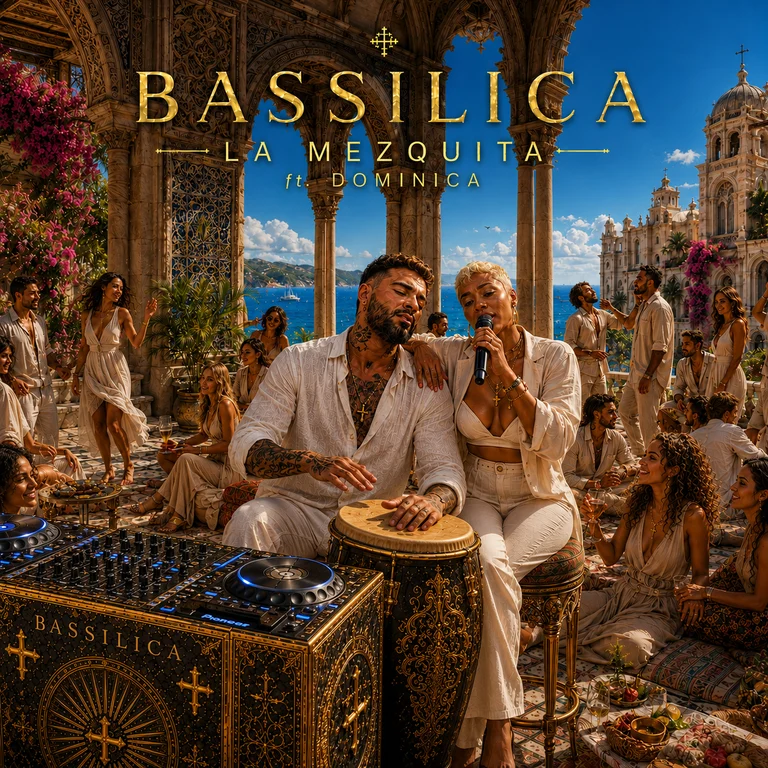La Mezquita ft. Dominica single artwork by Bassilica from Midnight Mass.