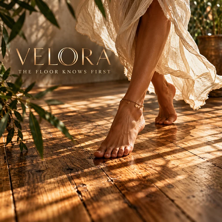 VELORA The Floor Knows First official track artwork.
