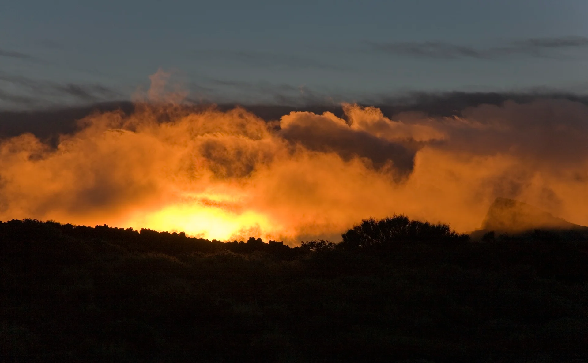 Cloudscape at Mount Teide.